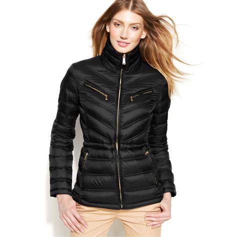 michael kors packable down jacket women|Michael Kors packable puffer jacket.